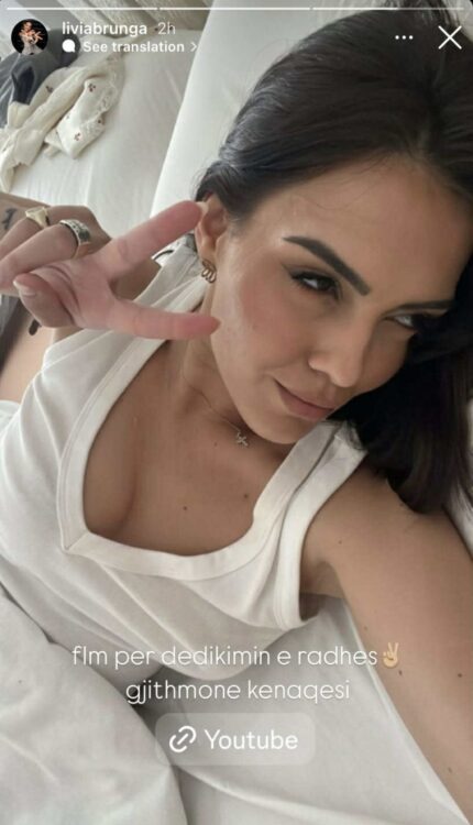 Livia i zbulon sekretin e radhës Mevlanit, e publikon në ‘instagram’