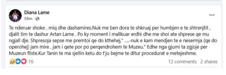 "Më premtoi se do kthehej..."/ Ndërron jetë Artan Lame, REAGON e ëma: Mu shua shpresa që mu ngjall dje!