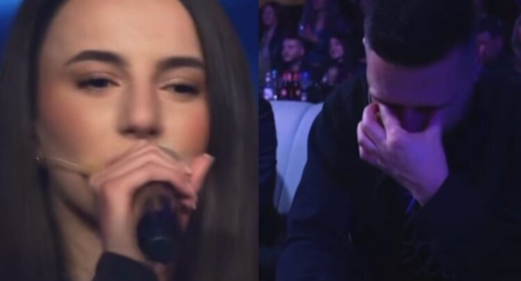 Publiku shpërthen në lot teksa vajza e Dr. Florit këndon këngën e të atit në skenë (Video)