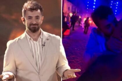 NDODHI ne finalen e Ferma VIP.Puthja në buzë e Albanos me fermeren e famshme...