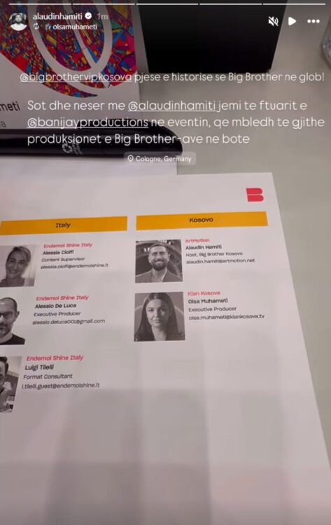 BBVip Kosova gati te nis??? Alaudini edhe Olsa Muhameti japin lajmin për risinë e fundit...