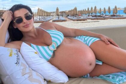 Pas dy vajzave... Eliona Pitarka sjell në jetë bebin e saj të tretë,Ju kerkon ju te gjeni GJININE... si ju duket cun apo goce??? (Foto)