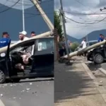 Aksident i rëndë në Paskuqan! Makina përpIaset me shtyllën elektrike, shoferi...