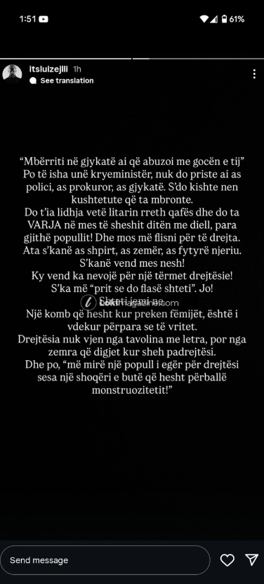 Luiz Ejlli i revoltuar me babain që ab*zoi me vajzën e tij, ja cfarë do i bënte ai po të ishte kryeministër!
