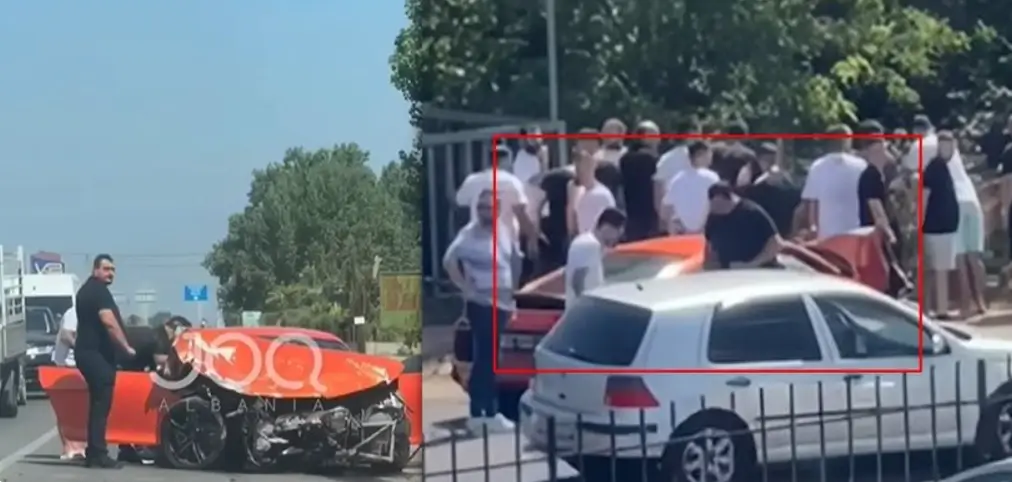 Aksident tr*nditës në vend! Audi bëhet copash, 3 persona në gjendje të rëndë!