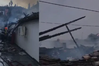 Digjen katër shtëpi më Kakavijë, 4 banorë evakuohen! Ja si paraqitet situata