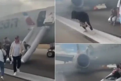 Panik në aeroport/ Avioni pëson defekt, pasagjerët evakuohen përmes ‘rrëshqitëseve emergjente’