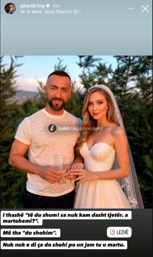 Martohet G Bani? Poston foto, nusja e tij e veshur me vello ngjason shumë me Danjën! (Foto)